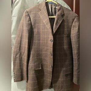 Hickey Freeman Bergdorf Goodman Mens 40 Regular 100% Wool Sports Jacket